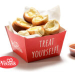 צ'יזי M באיסוף עצמי מסניפי רשת Mr.Pretzels
